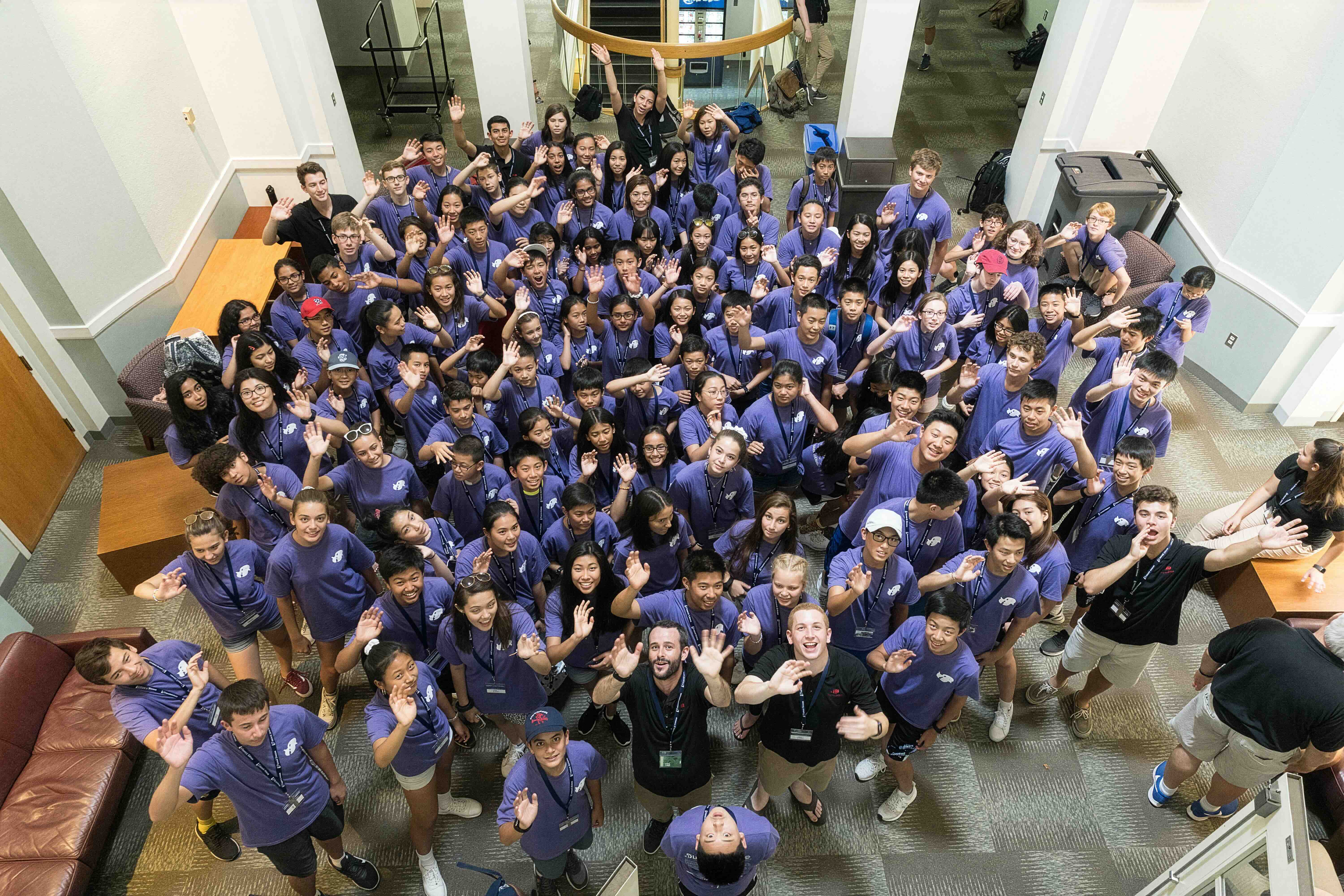 Capitol Debate students looking up toward their bright future