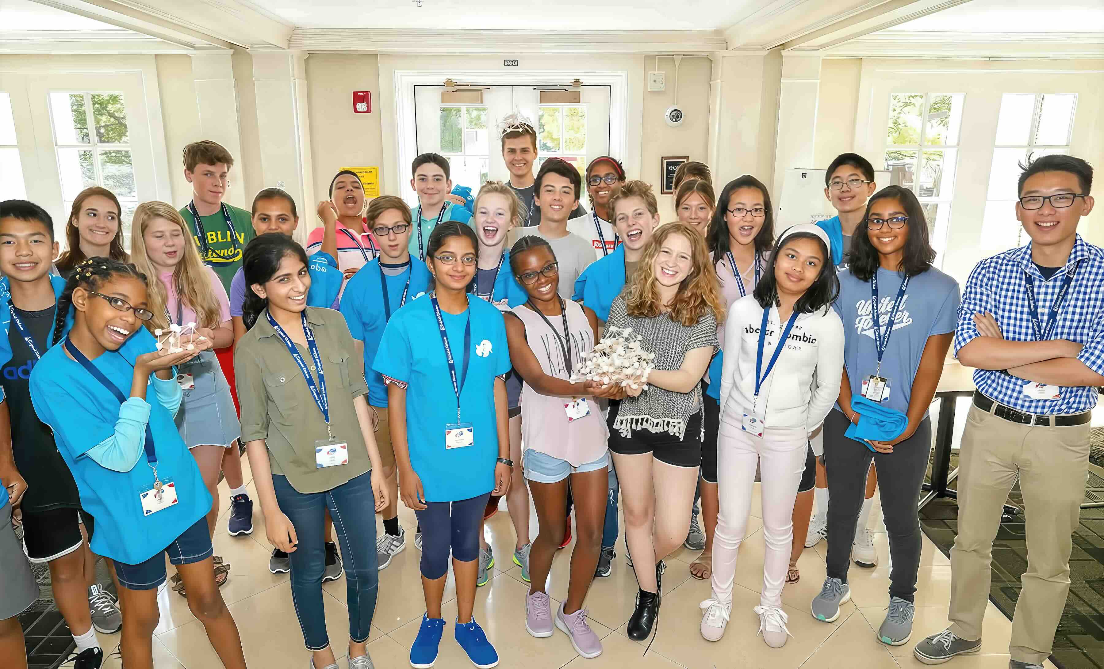 Students engaging in debate practice at Capitol Debate summer camp