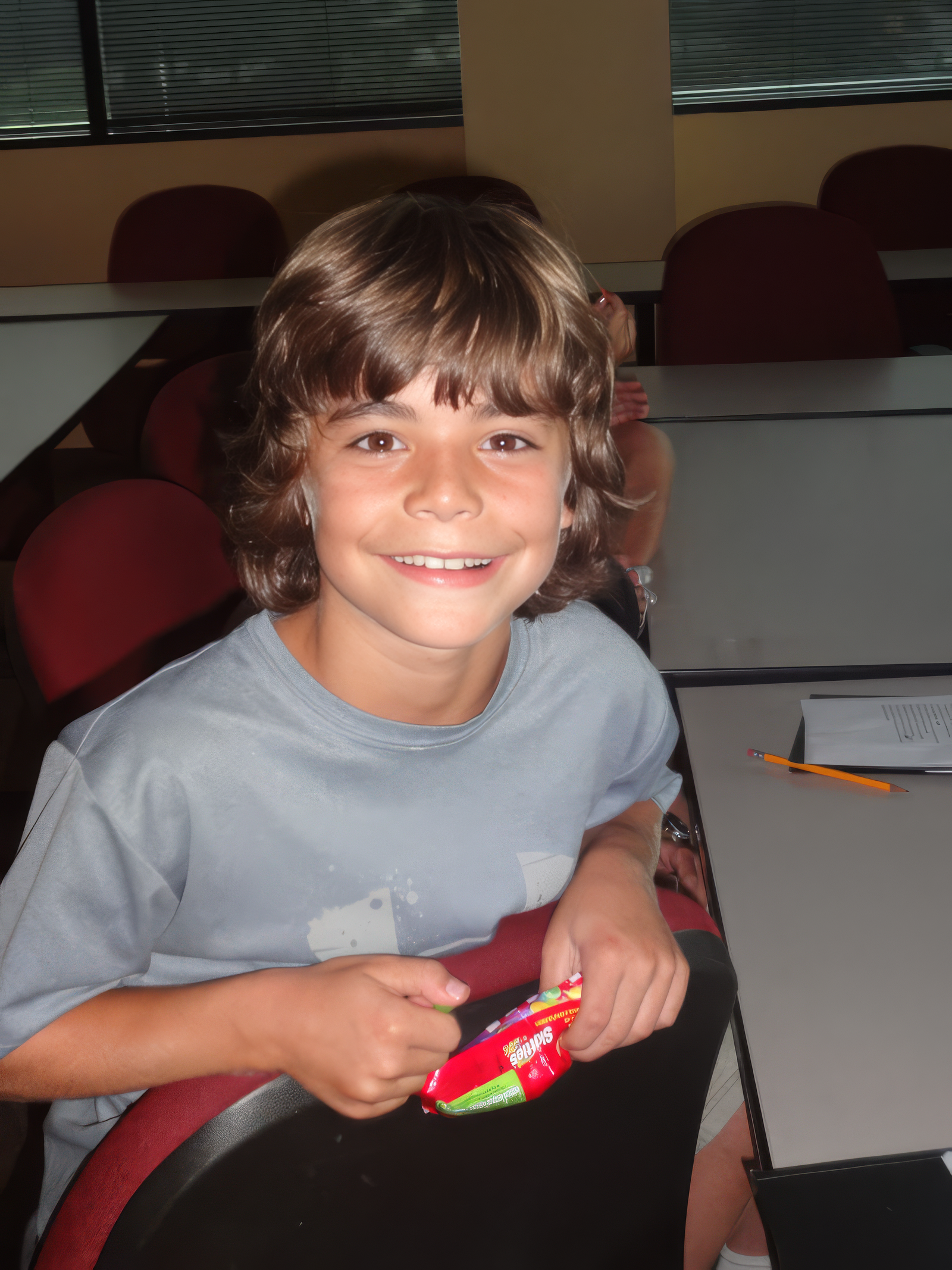 Kids having fun in speaking circle at Rookie Camp