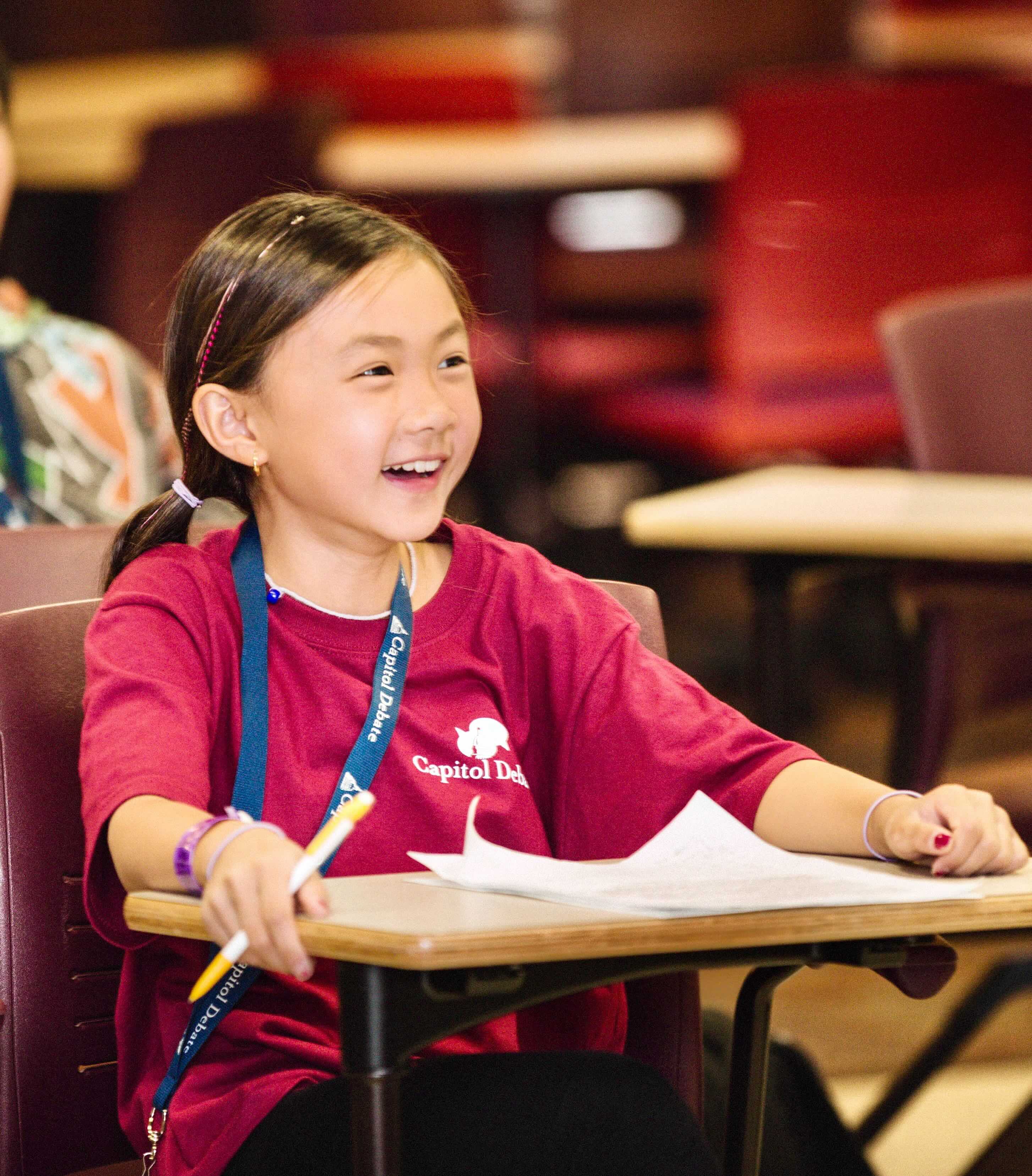Middle School Students at Capitol Debate